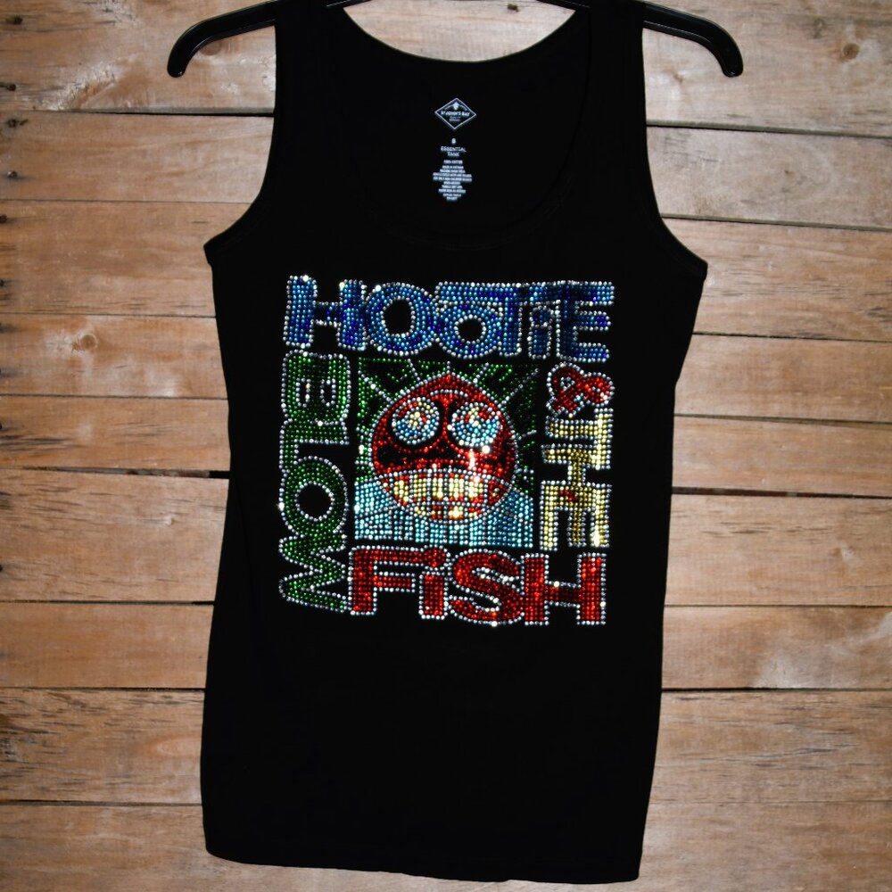 Hootie & the Blowfish rhinestone sleeveless tank top XS,S,M,L,XL,XXL, 1X,2X,3… - Picture 3 of 8